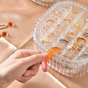 1 Layer Transparent Jewelry Organizer