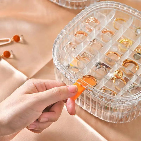 1 Layer Transparent Jewelry Organizer