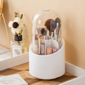 Rotating Makeup Brush Storage Box